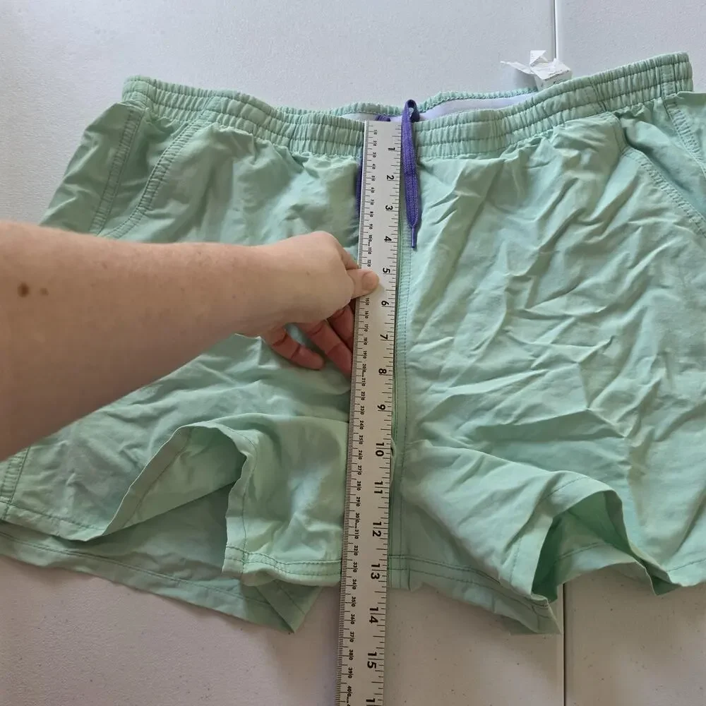 Patagonia Baggies Shorts Mens XL Green Swim Trunks Quick Dry Drawstring